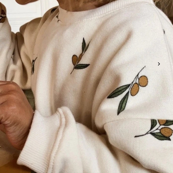 ORGANIC ZOO NWT Olive Garden Crewneck Size 2/3 - Picture 7 of 7